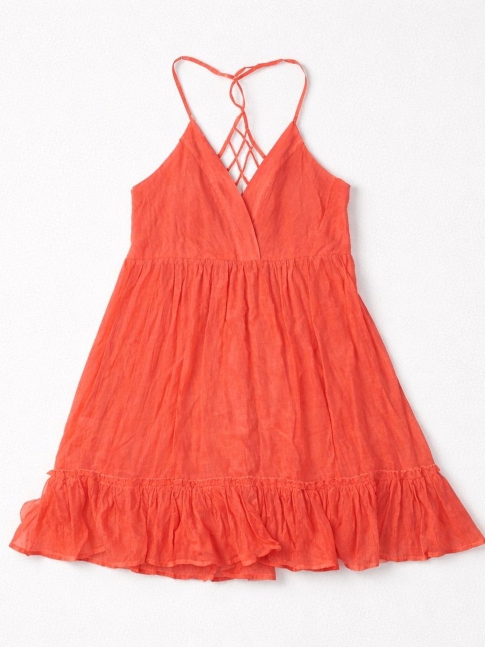 Women's Linen Summer Dresses.  2 Available White And Coral